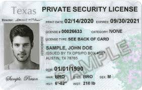 Armed Security Guard License