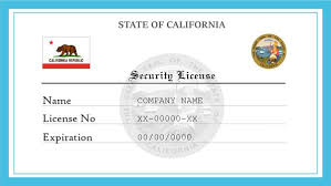 Security Guard License California